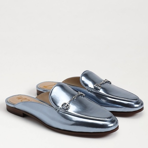 NEW! Sam Edelman Metallic Sky Linnie Bit Mule - Size 5 - Picture 2 of 16